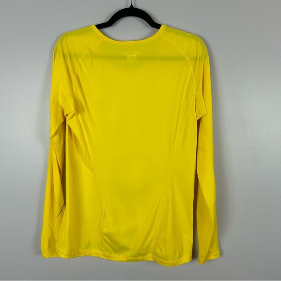 Arc'teryx Yellow Fitted Long Sleeve T-Shirt Size Large - Picture 11 of 11